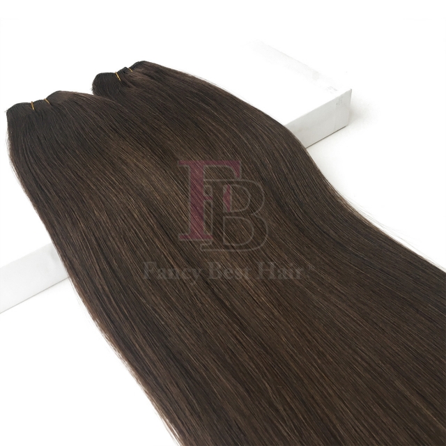 #3 Dark Brown Machine Weft Hair