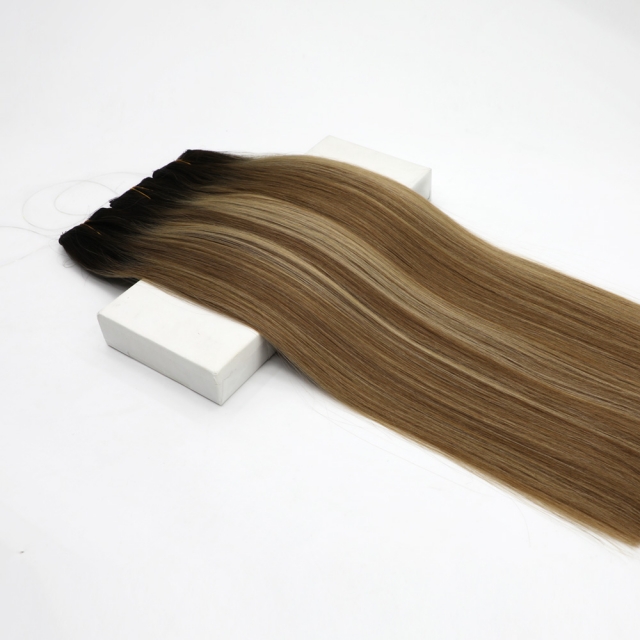 Rooted Balayage #T2-8/16 Halo Hair Extensions