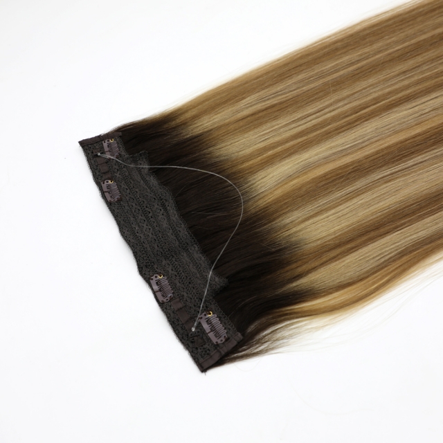 Rooted Balayage #T2-8/16 Halo Hair Extensions