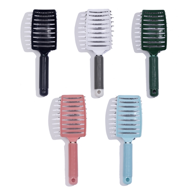 Large Curved Boar Hair Brush
