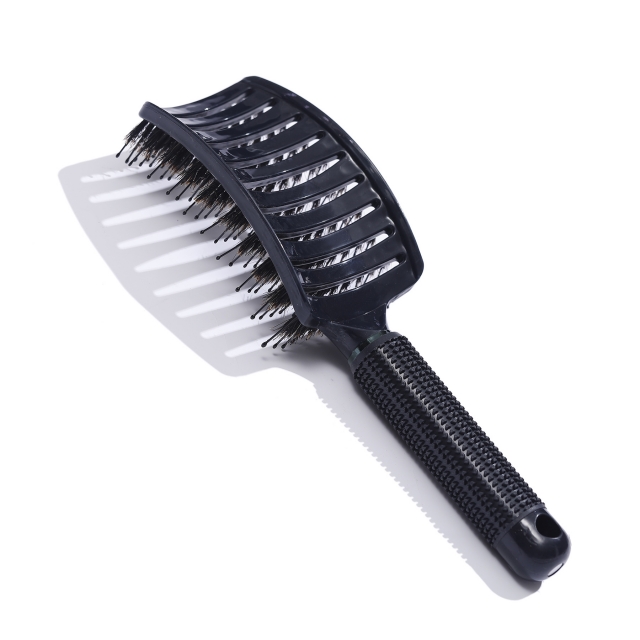 Large Curved Boar Hair Brush