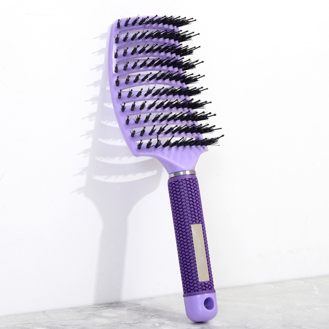 Large Curved Boar Hair Brush