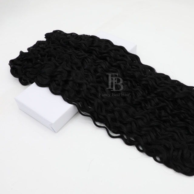 Curly ---- #1 Jet Black - Genius Weft