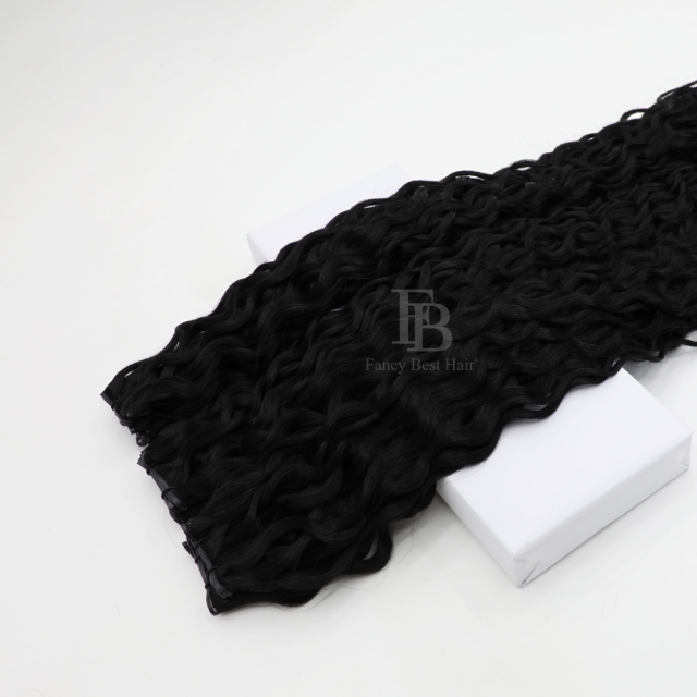 Curly ---- #1 Jet Black - Genius Weft