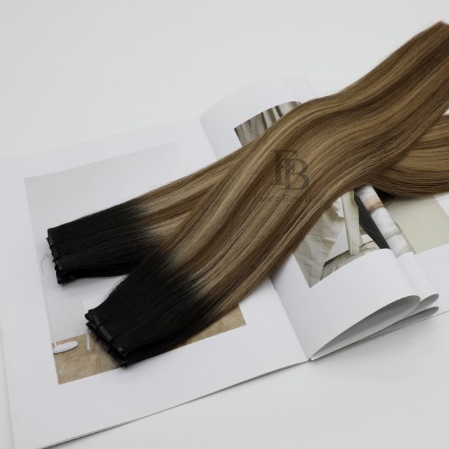 #T2-P4/27 Rooted Balayage-  Fancy Weft