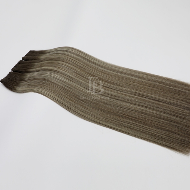 #T7-P7/ice Rooted Balayage -  Fancy Weft