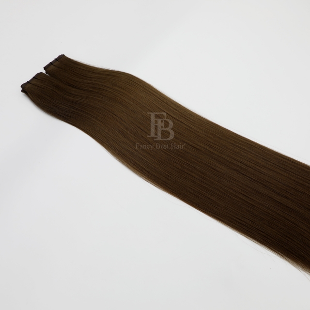 #4 Chocolate Brown - Fancy Weft