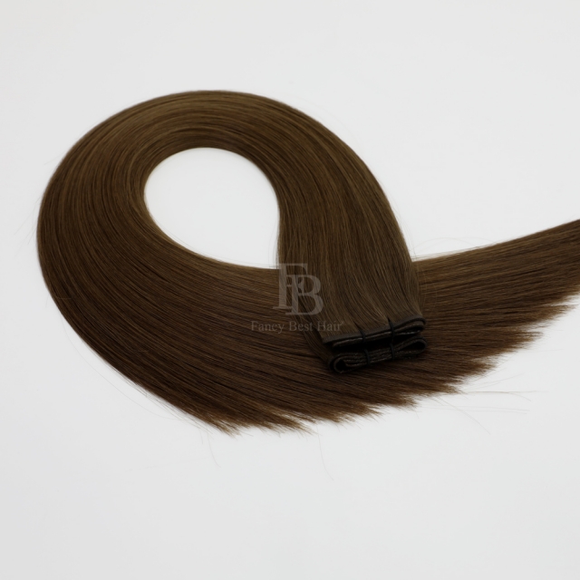 #4 Chocolate Brown - Fancy Weft