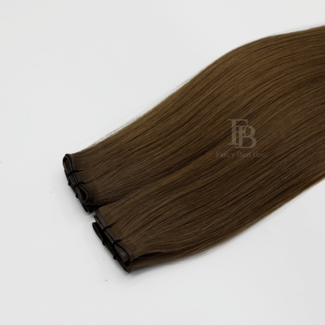 #4 Chocolate Brown - Fancy Weft
