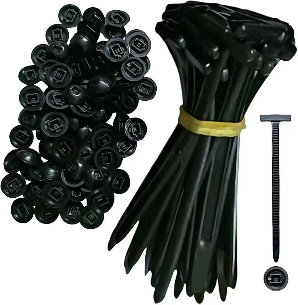 Zip Tie Style Clips with Through Bolt Fixing - Fix for Engine, Fender Liner, Mudguard & Trunk Interior