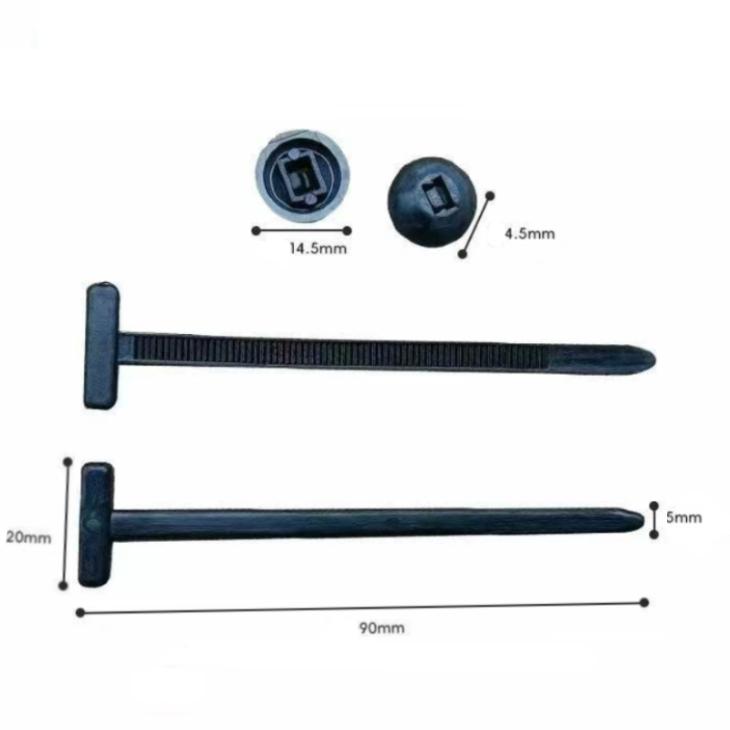 Upgraded Nylon Universal Cable Tie Buckle - Heavy-Duty Self-Locking UV-Resistant Black Zip Ties, Ideal for Car Repairs and Daily Maintenance