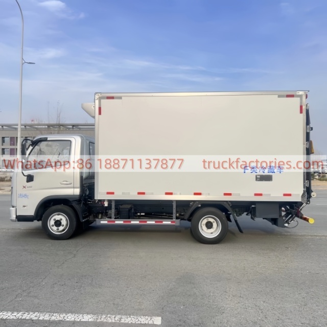 9.China Foton X Truck 122-horsepower Refrigerated Truck 3.8-meter Box-type Refrigerated Truck