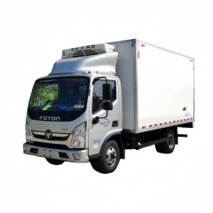 11.Foton Ollin Express Dewei 150-horsepower blue-licensed refrigerated truck Standard container 4.2-meter refrigerated truck