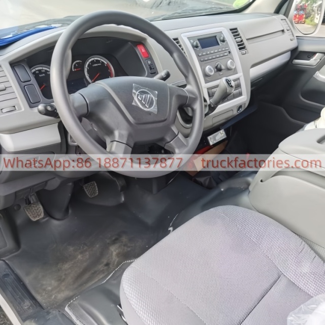 7. China Foton G7 Bread 160hp Refrigerated Truck Freezer Van 4x2 Refrigerator Truck for Sale