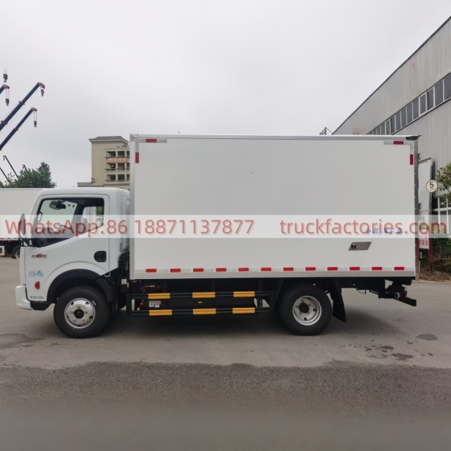 2.Dongfeng Kaiput EV350 PRO 4.2m Single Row Electric Refrigerator Truck 4x2 Left New Single Row Pure Electric Van