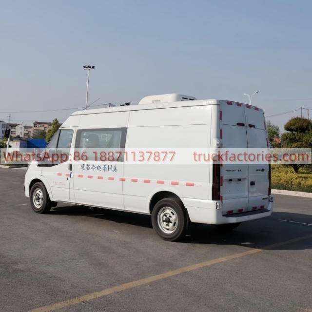 6.Ford New Generation V348 Vaccine Cold Chain Vehicle A carriage equipped with a heat-insulating structure and a refrigeration device
