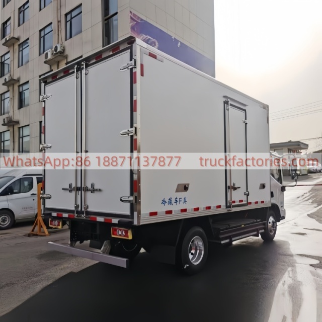 FOTON Boxed Cold Chain Truck, Refrigerated Truck, Frozen Goods Truck, Mobile Refrigerator Truck