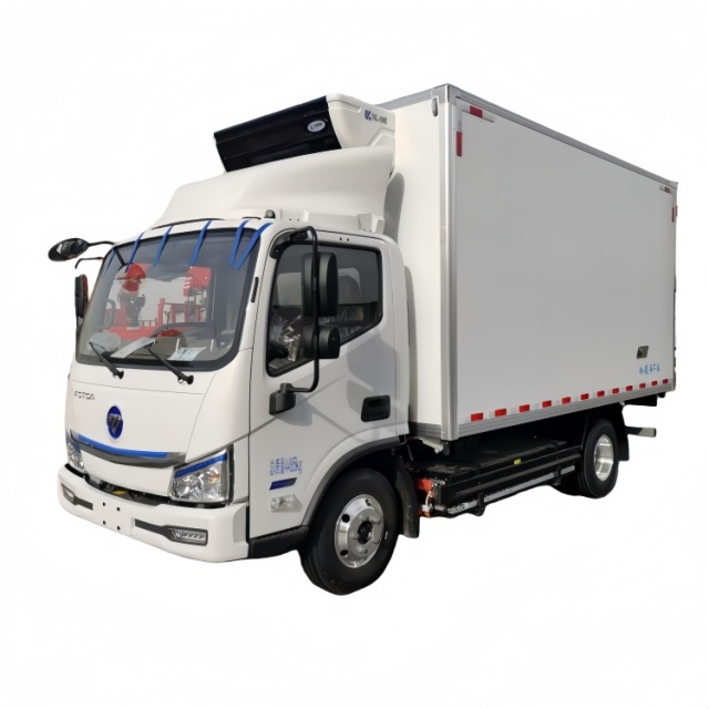 FOTON Boxed Cold Chain Truck, Refrigerated Truck, Frozen Goods Truck, Mobile Refrigerator Truck