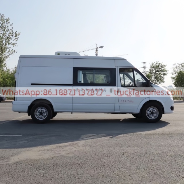 6.Ford New Generation V348 Vaccine Cold Chain Vehicle A carriage equipped with a heat-insulating structure and a refrigeration device
