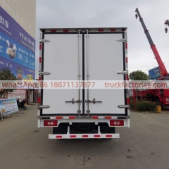 10. Foton Aoling Jietun 150hp Refrigerated Truck, equipped with a wide-body cab — 4.2m Van-Type Cold Chain Vehicle