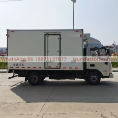 11.Foton Ollin Express Dewei 150-horsepower blue-licensed refrigerated truck Standard container 4.2-meter refrigerated truck