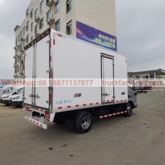 10. Foton Aoling Jietun 150hp Refrigerated Truck, equipped with a wide-body cab — 4.2m Van-Type Cold Chain Vehicle