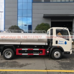 重汽5000L磨花供水车