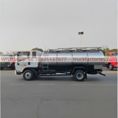 解放7000L保温箱加热供水车