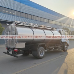 解放7000L保温箱加热供水车