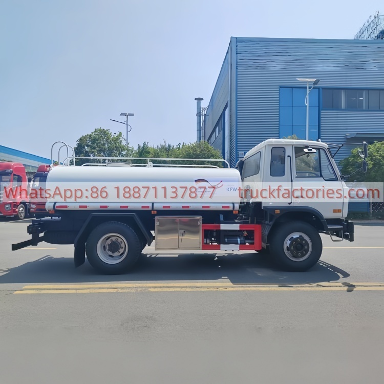 Dongfeng 6000L Water Supply Vehicle, Multifunctional Water Tank Truck, Emergency Water Transport Truck