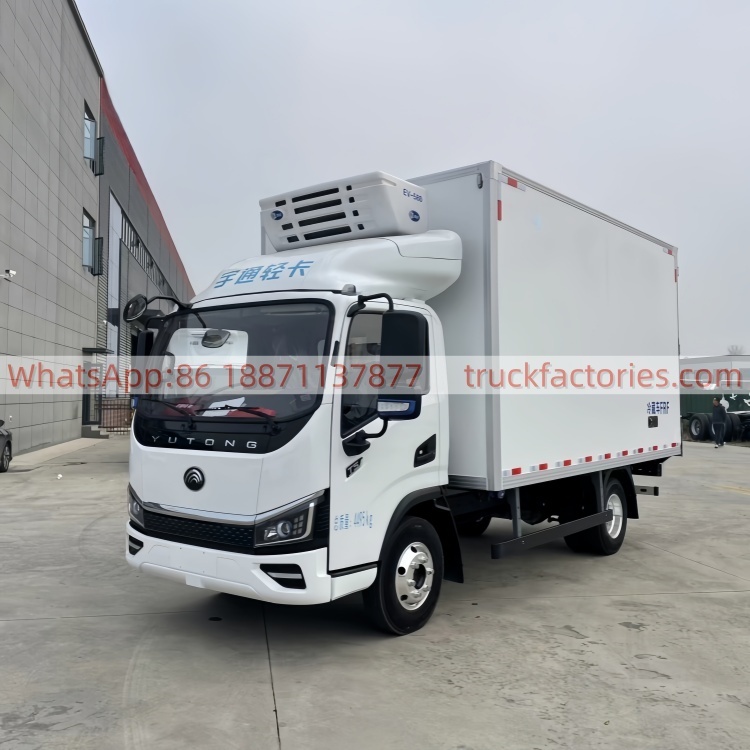 Yutong electric cold chain refrigerated trucks, frozen food trucks and mobile refrigerator trucks