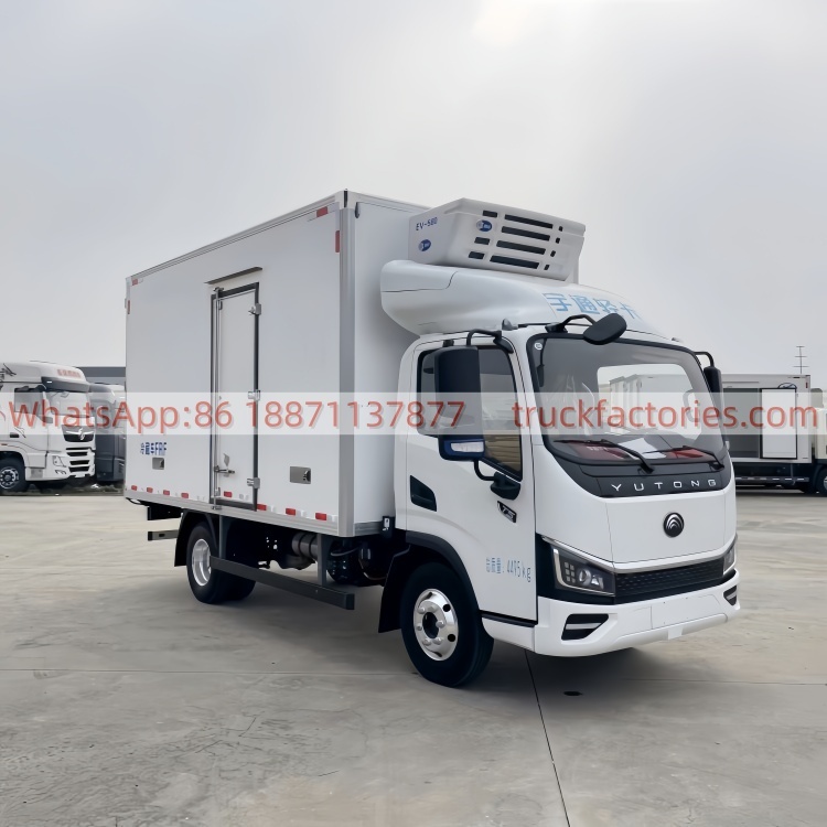 Yutong electric cold chain refrigerated trucks, frozen food trucks and mobile refrigerator trucks
