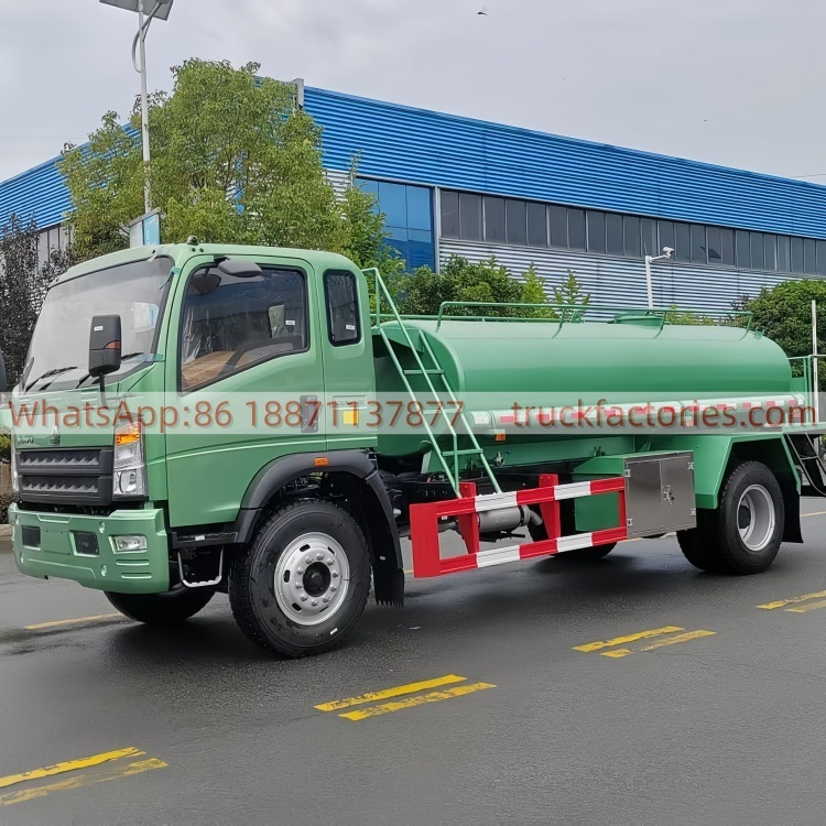 Sinotruk 7 Cubic Meter Water Transport Vehicle, 7000L Large-Capacity Water Supply Vehicle, Special Sprinkler for Greening