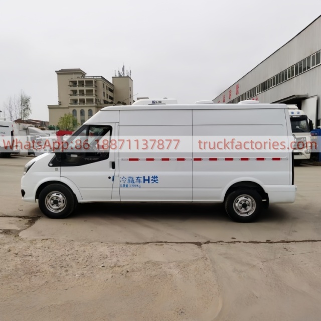 JMC vaccine cold chain refrigerated trucks, frozen goods trucks, mobile refrigerator trucks