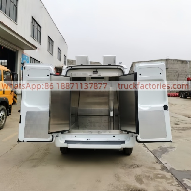 JMC vaccine cold chain refrigerated trucks, frozen goods trucks, mobile refrigerator trucks