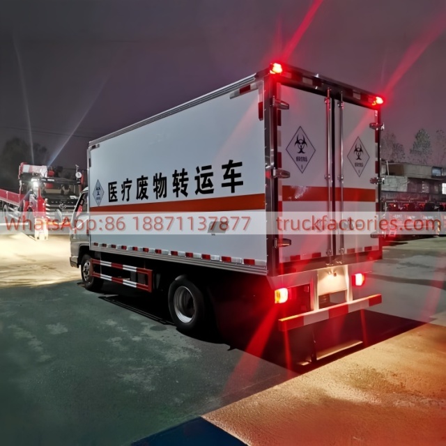 Jiangling Medical Waste Transfer Cold Chain Vehicle Medical Waste Transfer Vehicle Sealed Transfer Vehicle