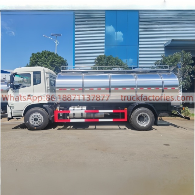 东风天锦12000L奶罐运输卡车