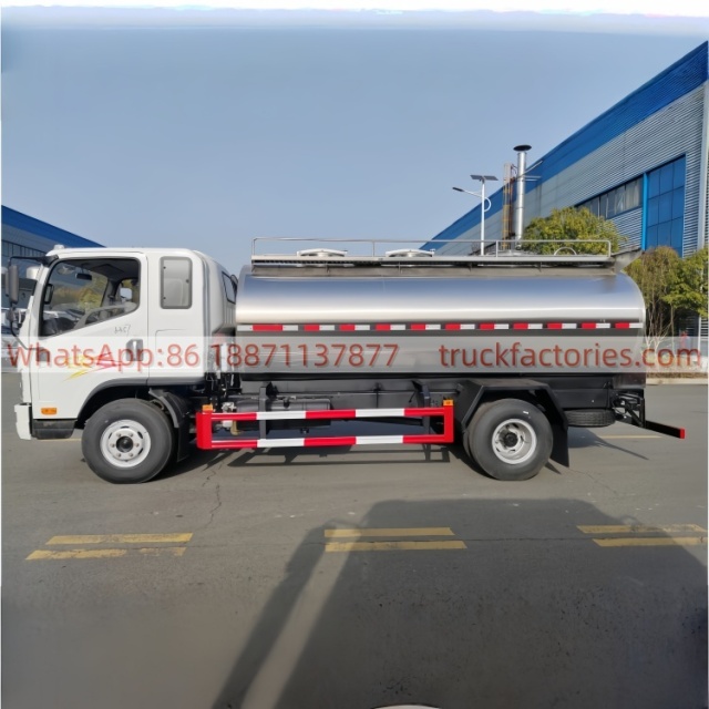 解放7000L奶罐运输卡车