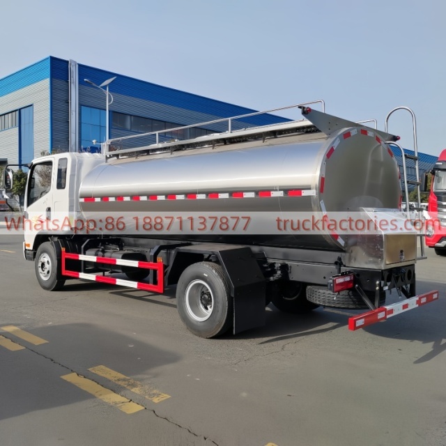解放7000L奶罐运输卡车