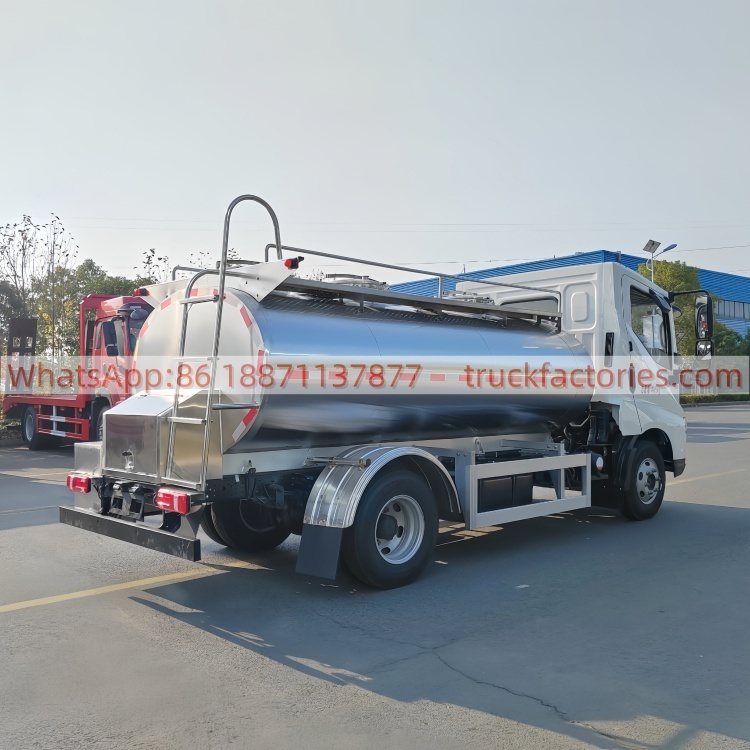 比亚迪4000L奶罐运输卡车