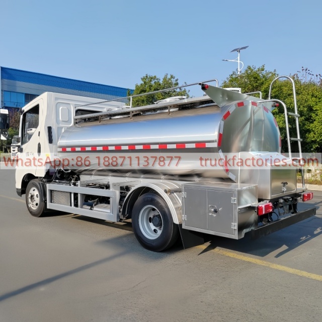 比亚迪4000L奶罐运输卡车