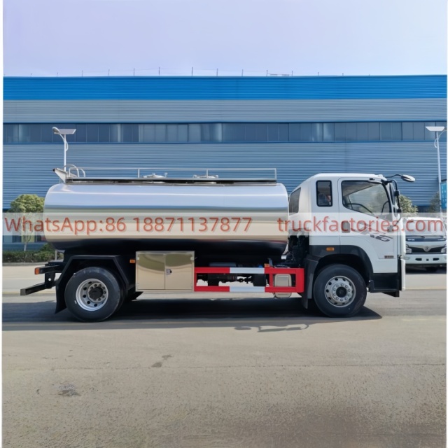 解放12000奶罐运输卡车