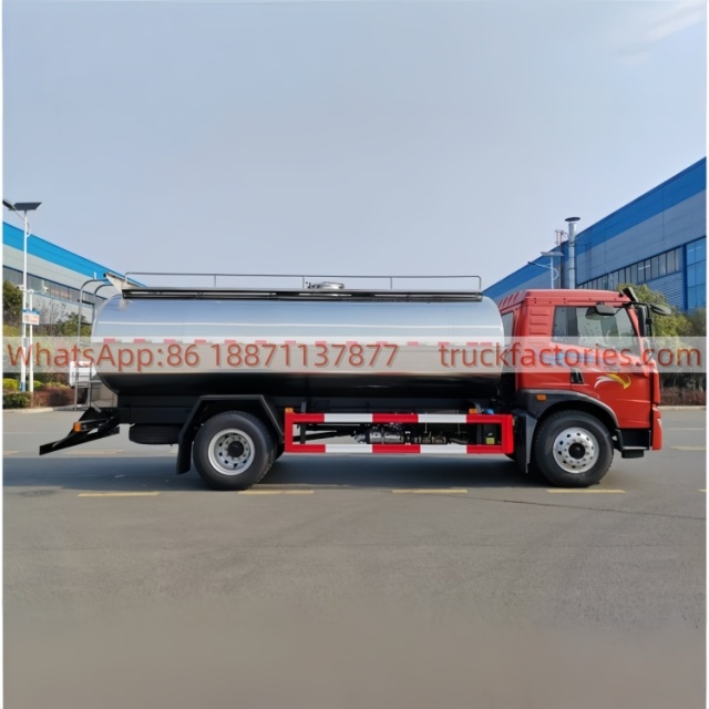 解放13000奶罐运输卡车