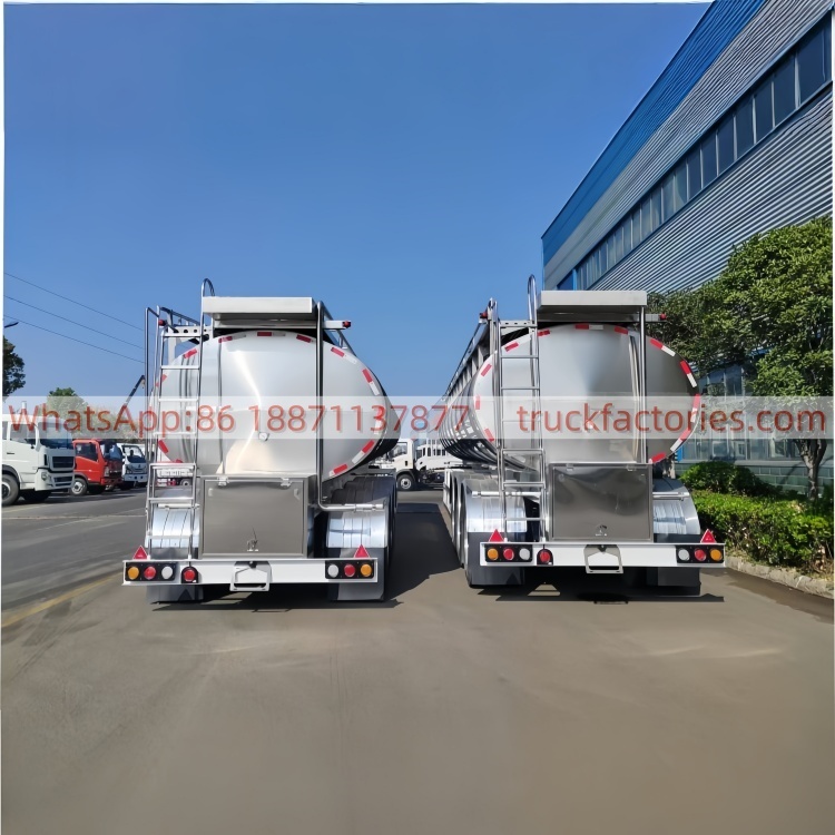 Heavy-Duty Fresh Milk Transport Semi-Tanker with Multi-Compartment Partitioning, Anti-Surge and Thermal Insulation