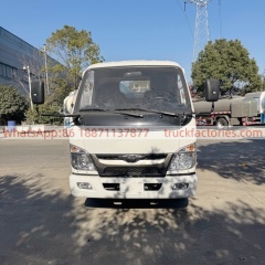 Foton 2000L Milk Tank Transport Truck, Food-grade Stainless Steel Fresh Milk Transport Vehicle