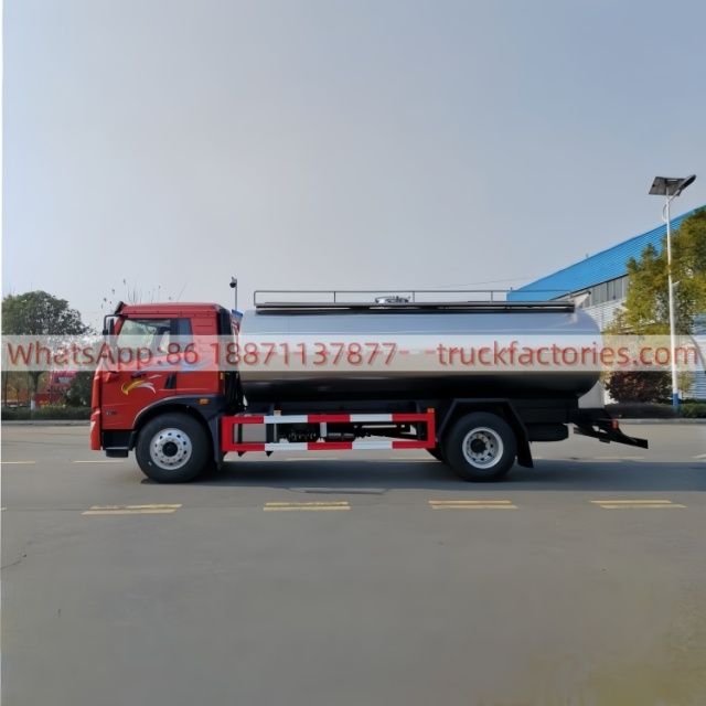 解放13000奶罐运输卡车