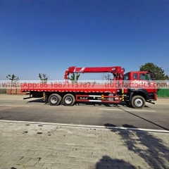 4.重汽后八轮长兴12吨4节臂随车起重卡车