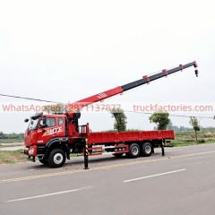 6.重汽三一14吨5节臂后八轮随车起重卡车