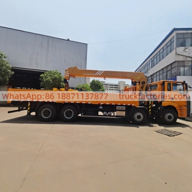 3.陕汽三一系列8×4随车起重卡车