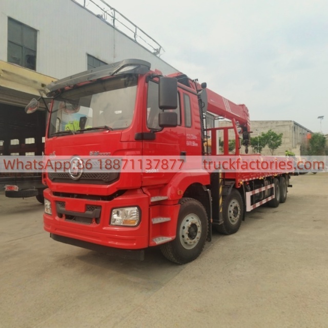3.陕汽三一系列8×4随车起重卡车